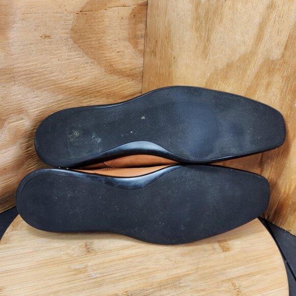 Aldo Mens Brown Soft Leather Oxford Dress Shoes Size 45 US 12 - Picture 8 of 9